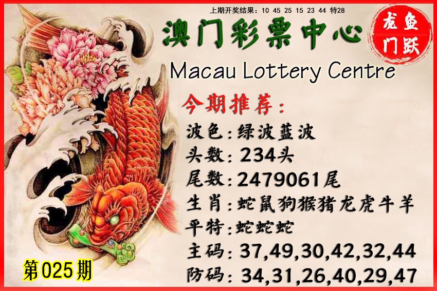 025期鱼跃龙门[图]