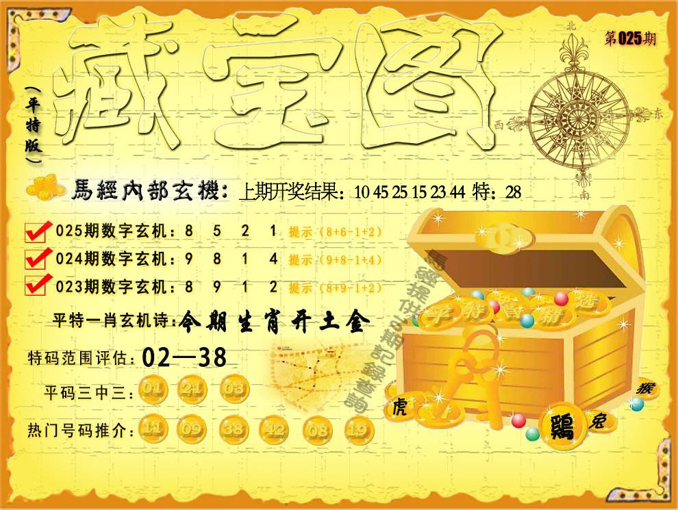 025期平特藏宝图[图]