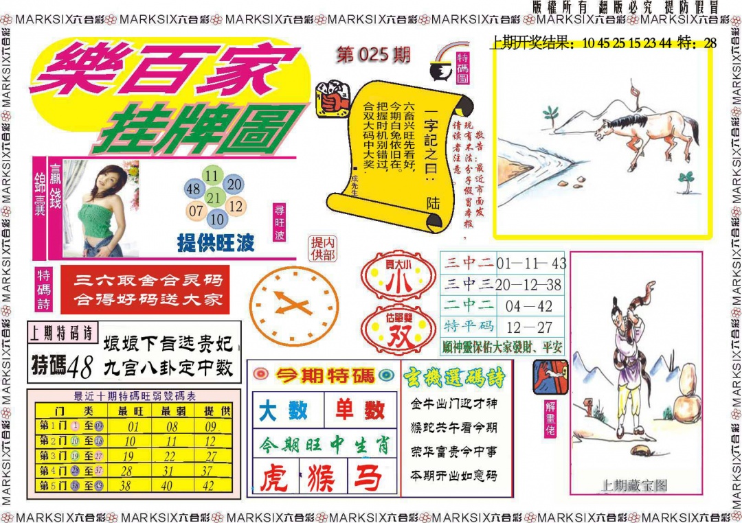 025期乐百家挂牌图[图]
