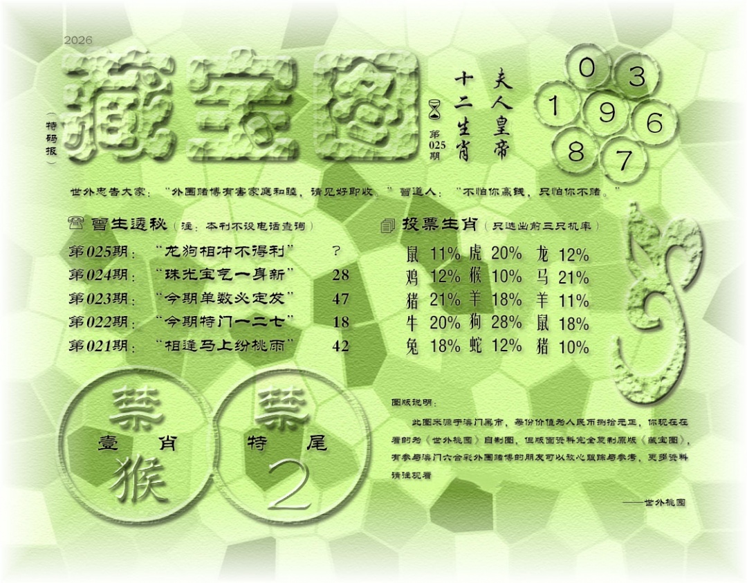 025期老《藏宝图》[图]