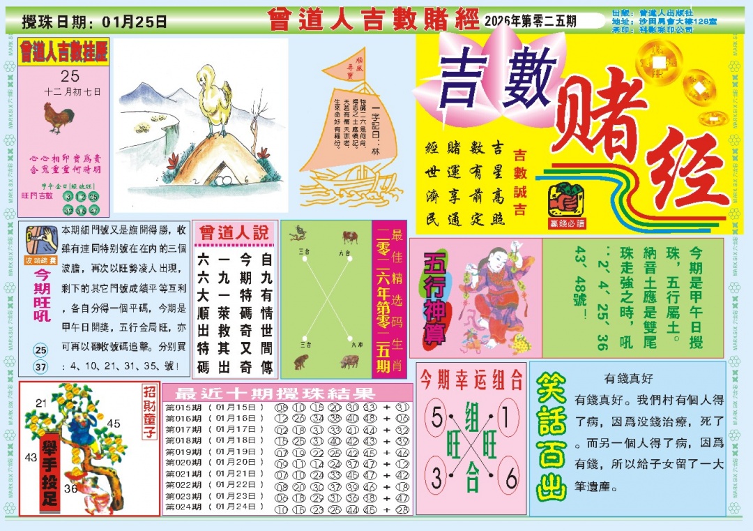 025期吉数赌经A[图]