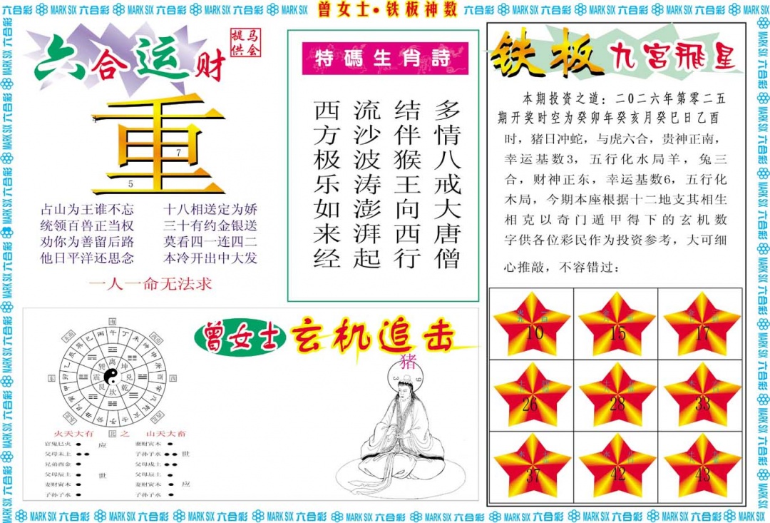 025期曾女士铁板神数B[图]