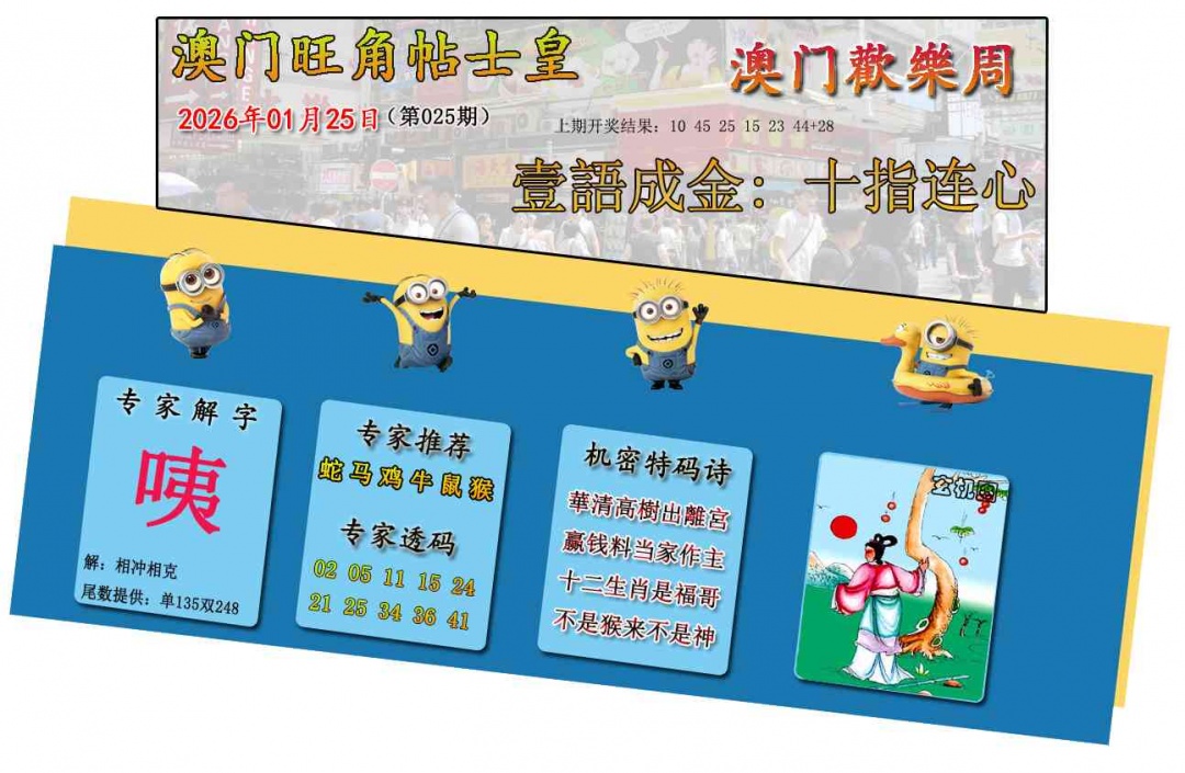 025期旺角贴士皇[图]