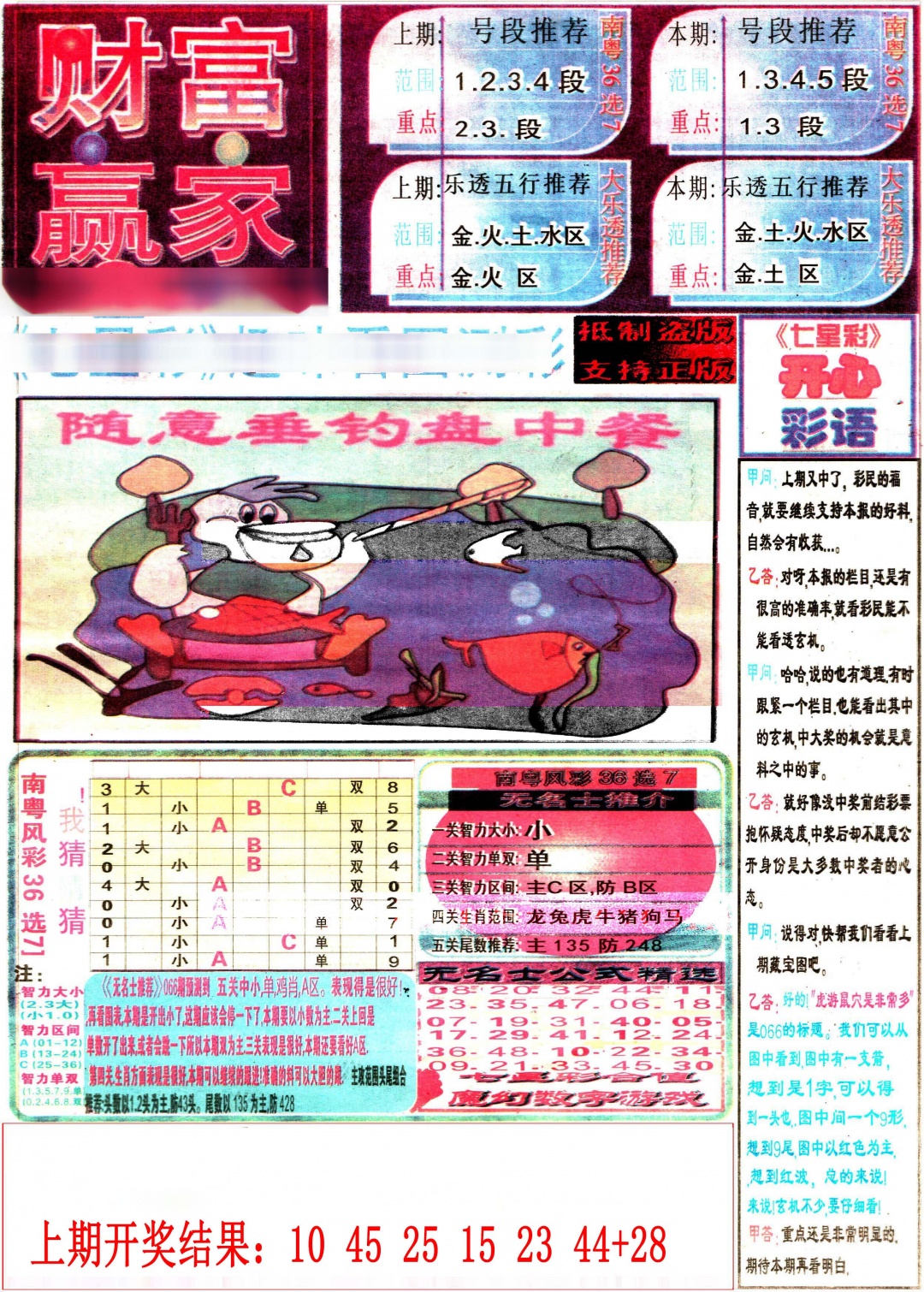 025期七星彩图(高清)[图]