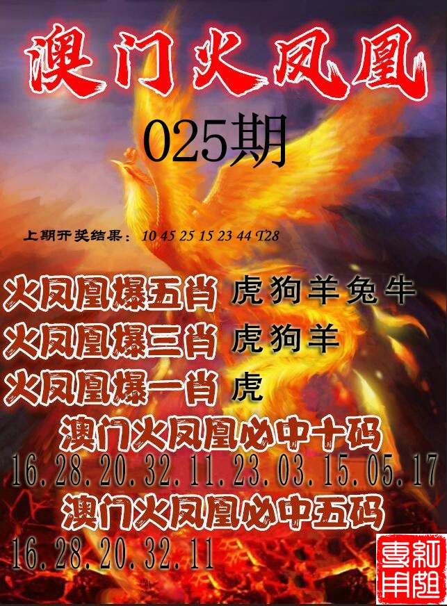025期火凤凰[图]