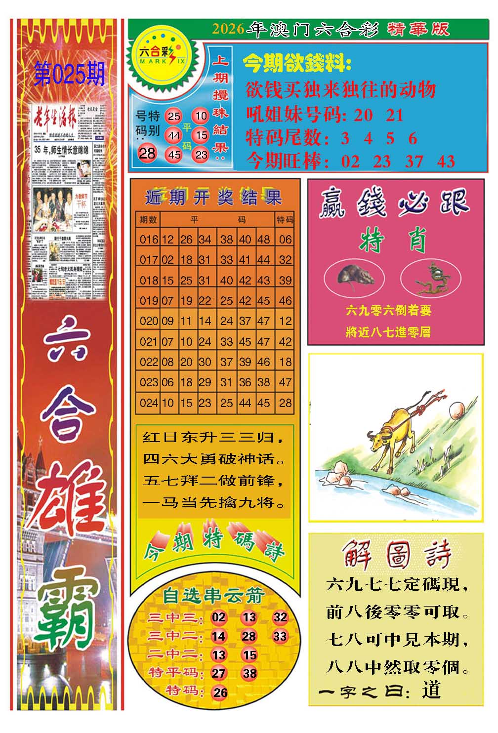 025期六合雄霸[图]