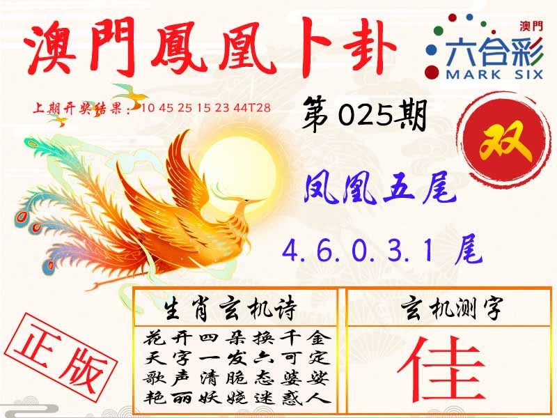 025期凤凰卜卦[图]
