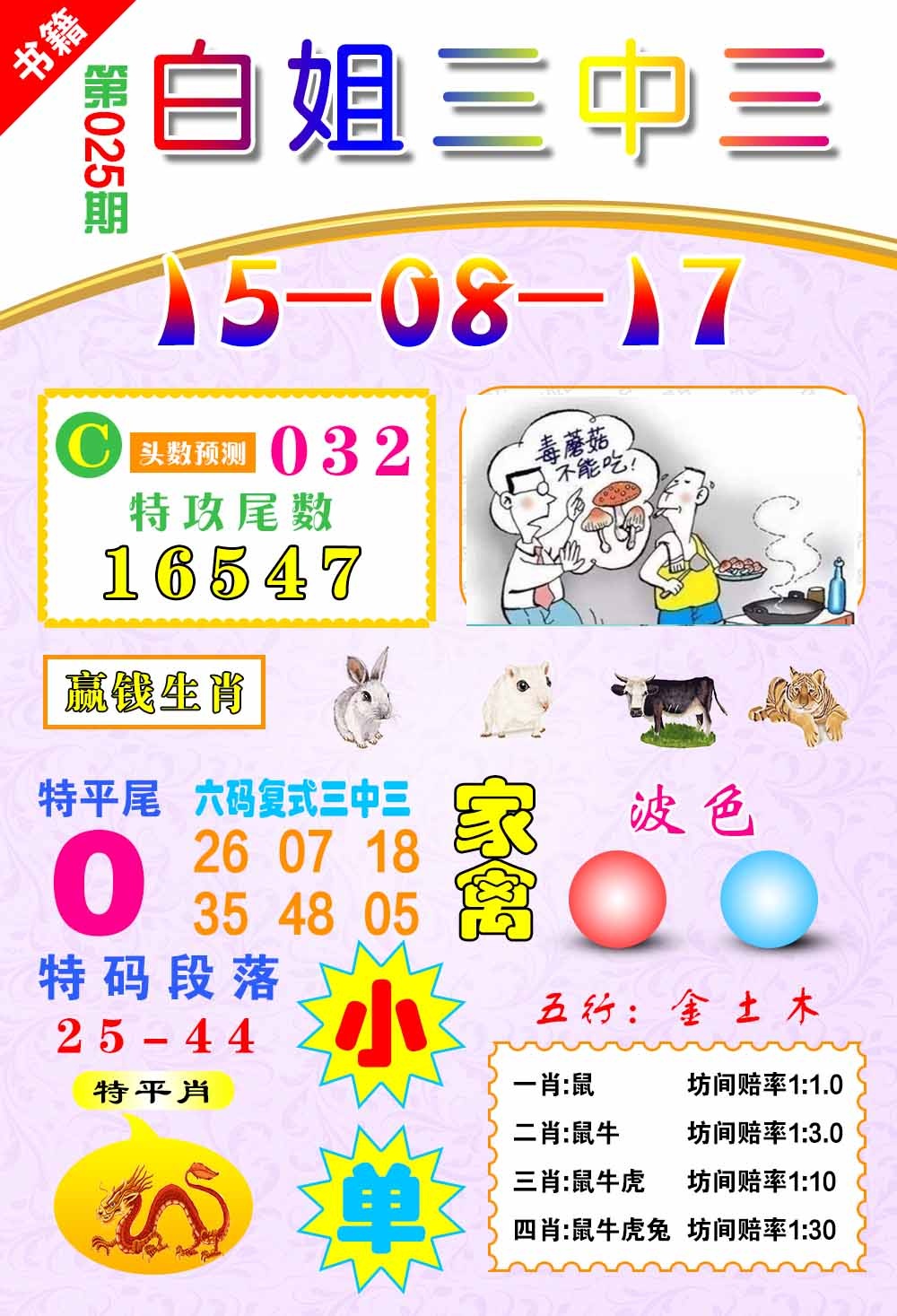 025期澳门白姐锦囊[图]