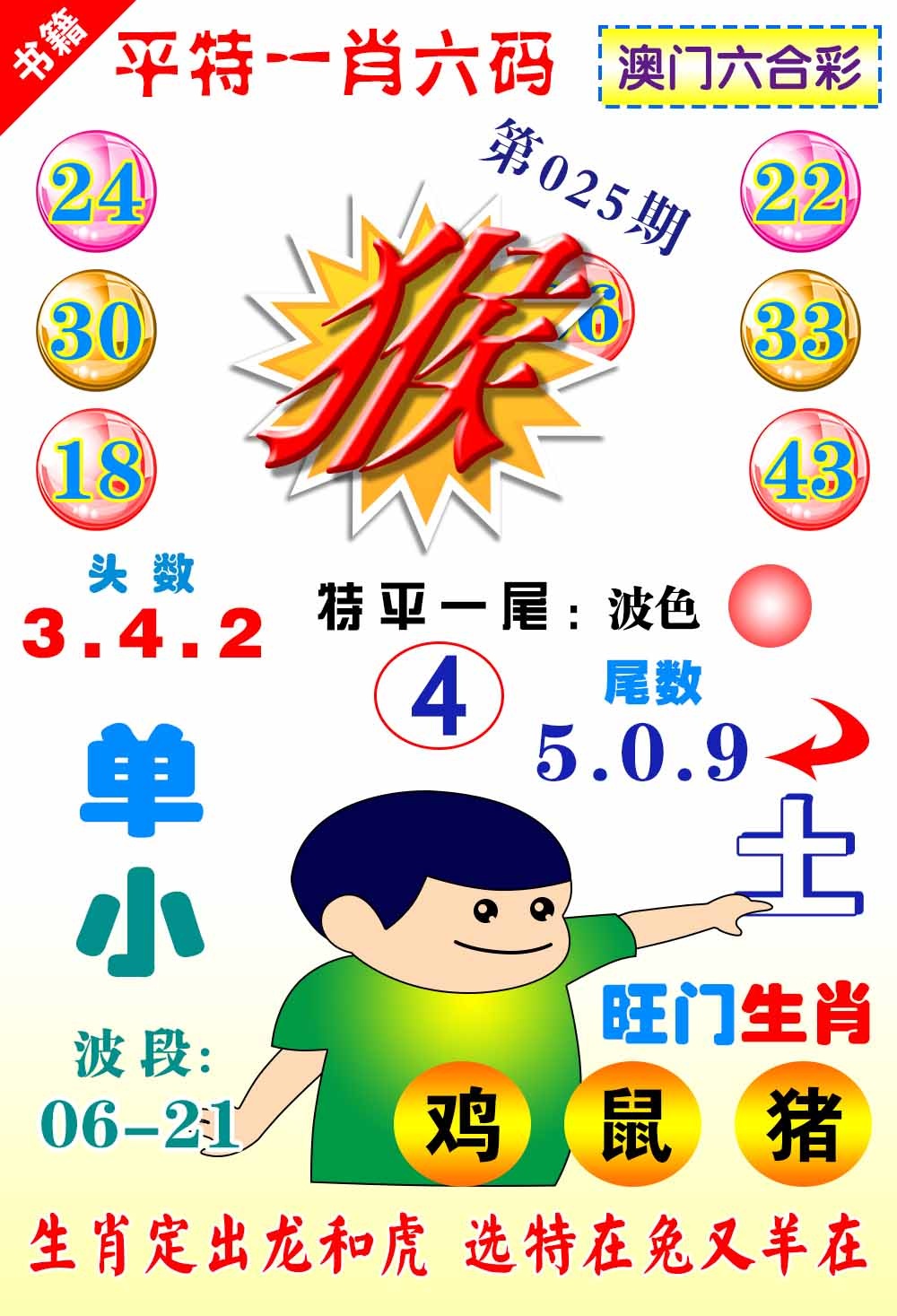 025期澳门一肖六码[图]