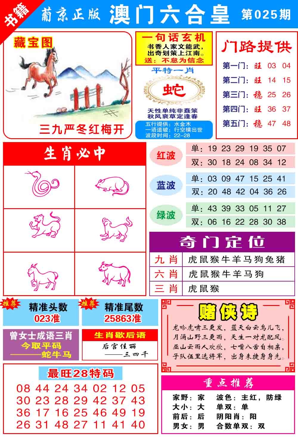 025期澳门六合皇心水[图]