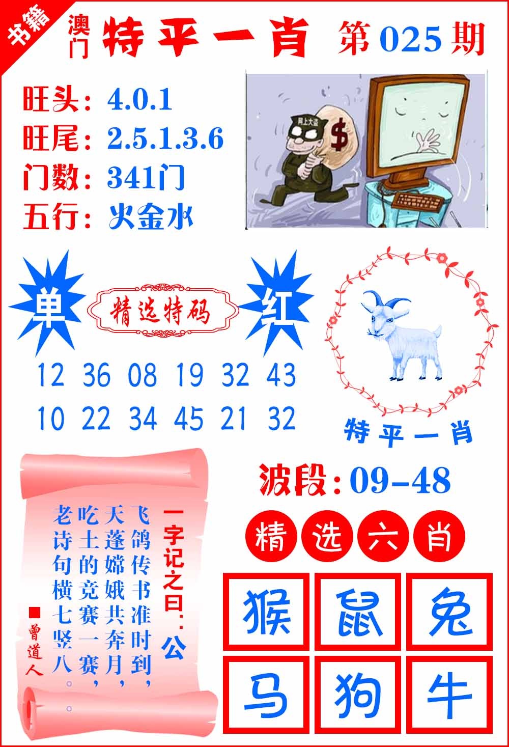 025期澳门喜气洋洋[图]