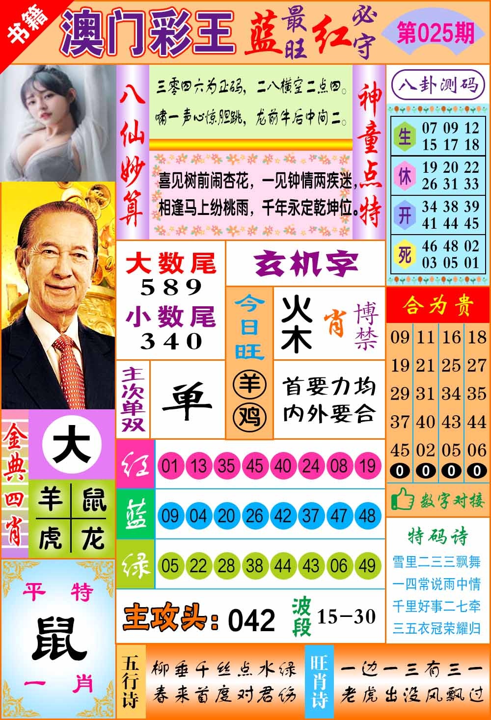 025期澳门彩王玄机[图]