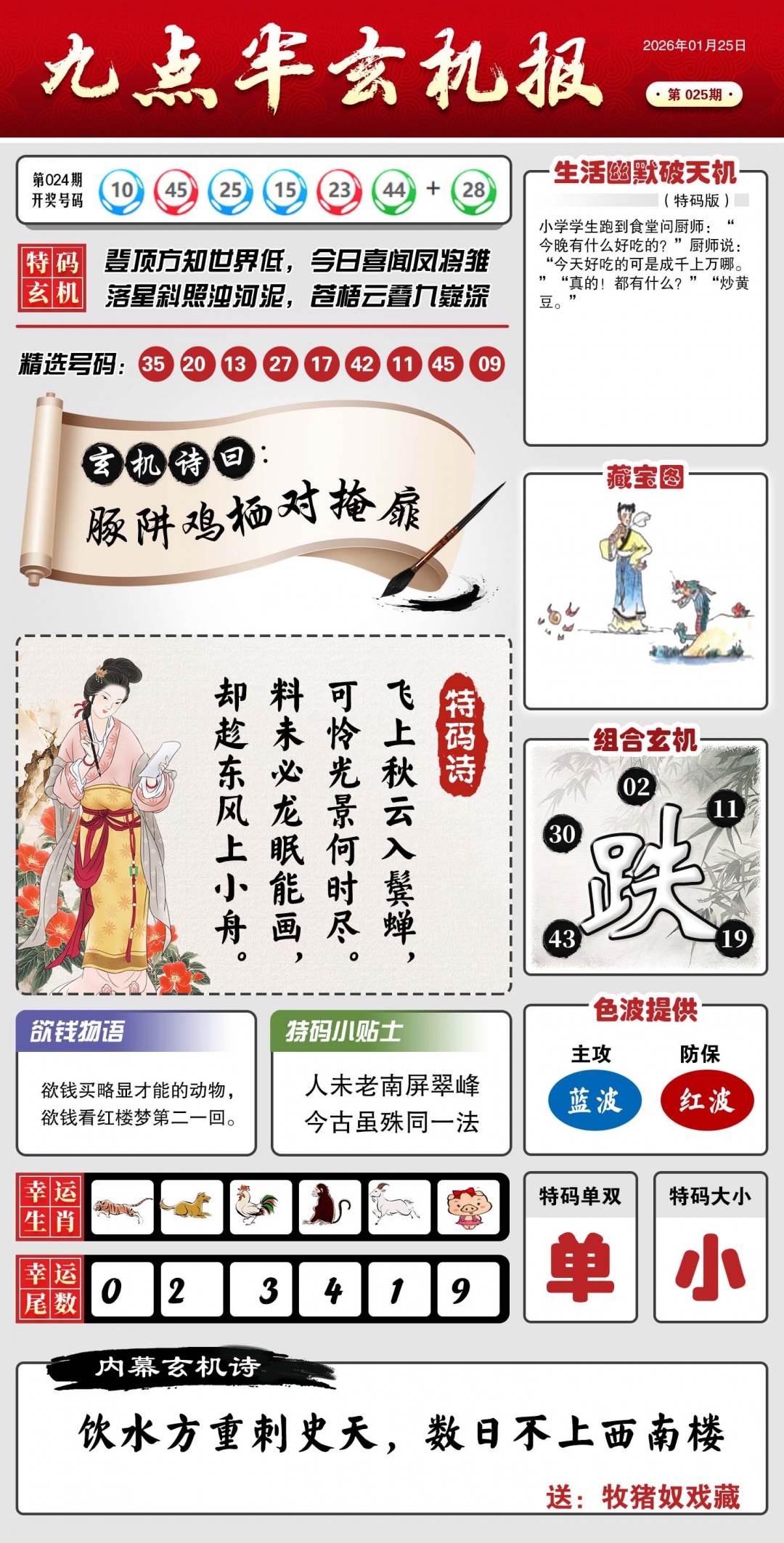 025期九点半玄机报[图]