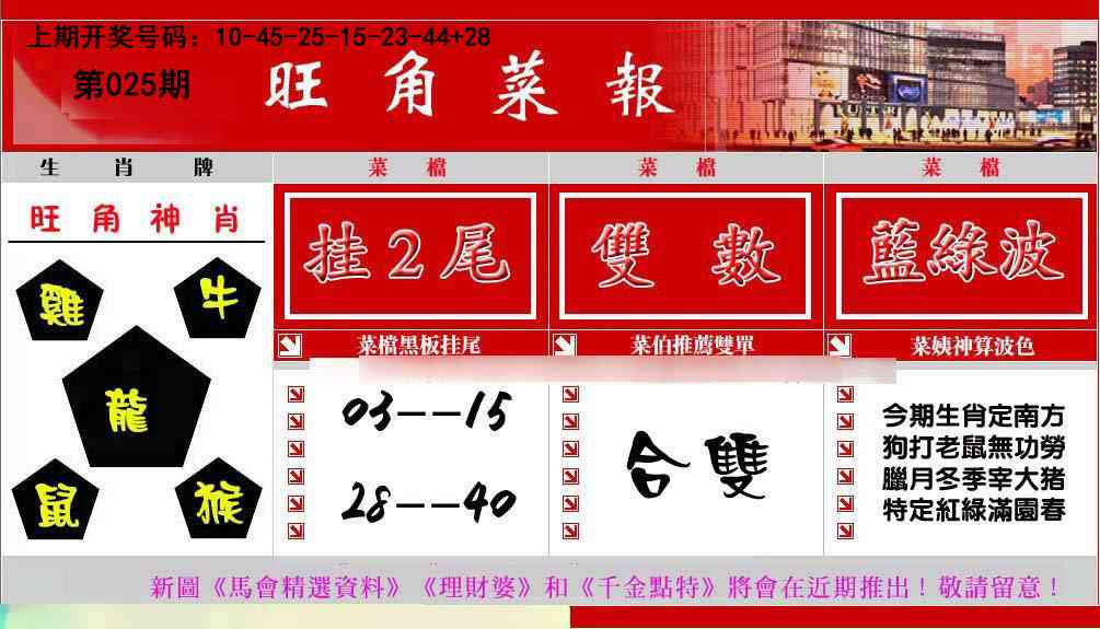 025期旺角菜报[图]