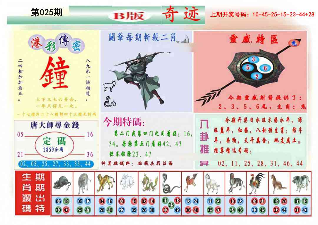 025期九龍奇迹B(推荐)[图]