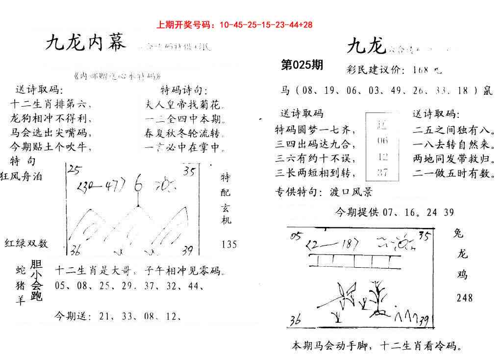 025期九龙内幕[图]