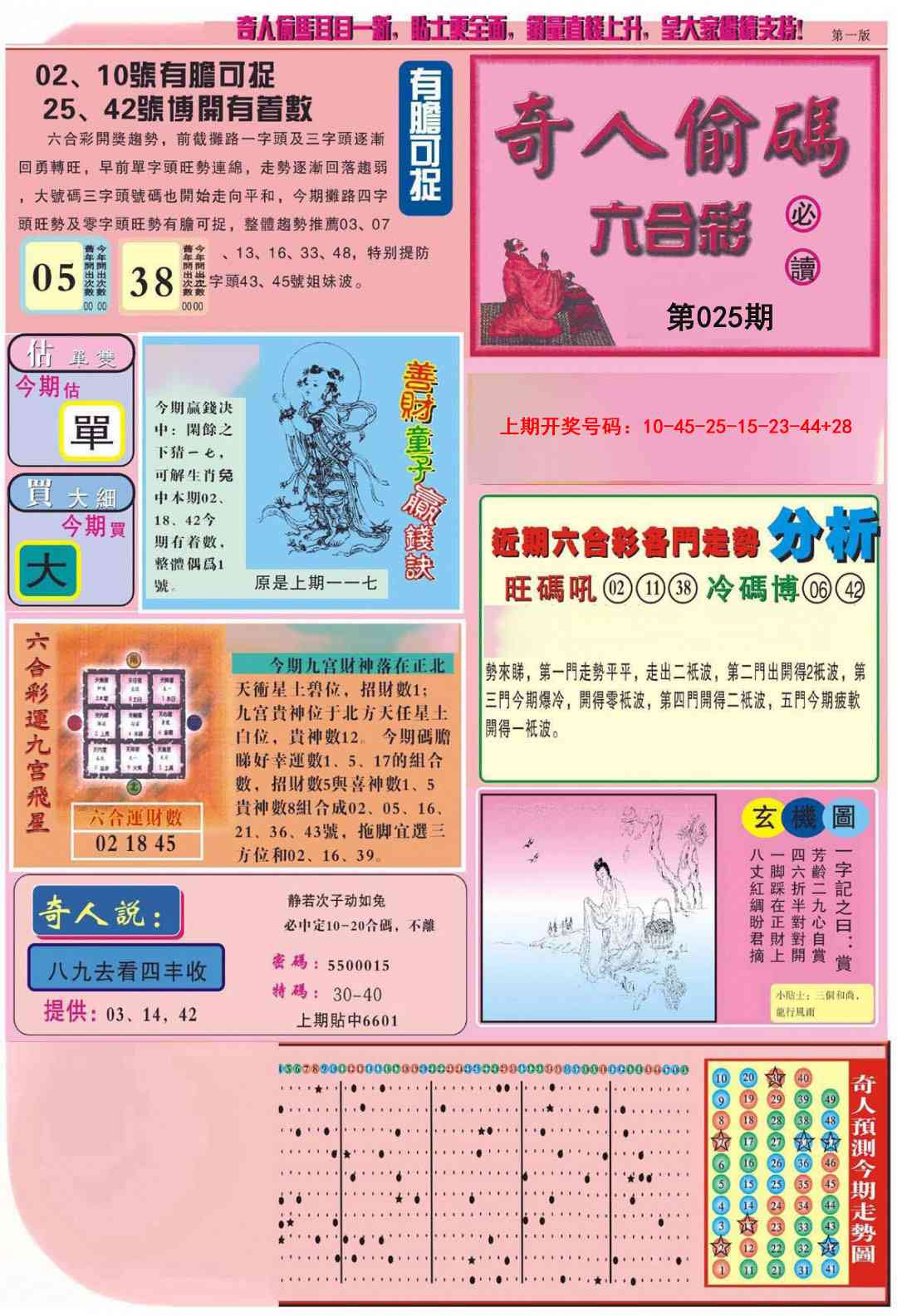 025期老奇人偷码A[图]