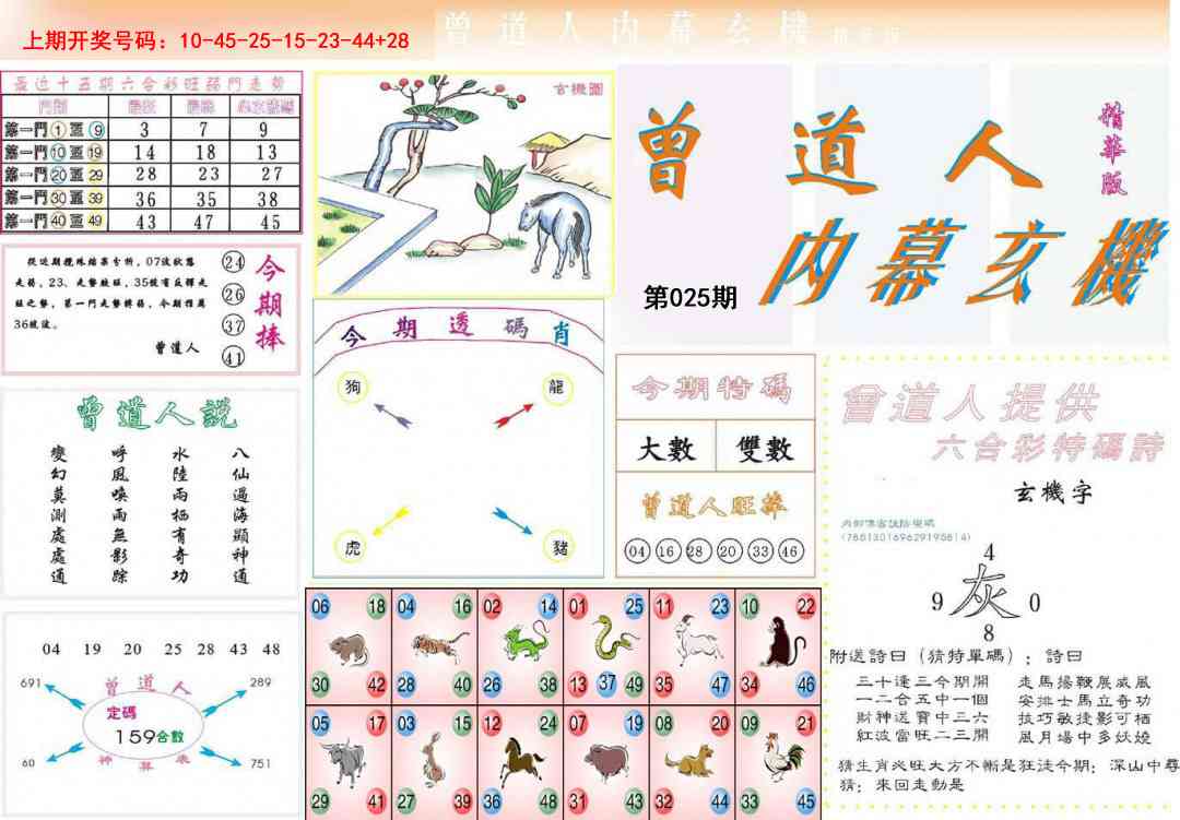 025期曾道人内幕精华版[图]