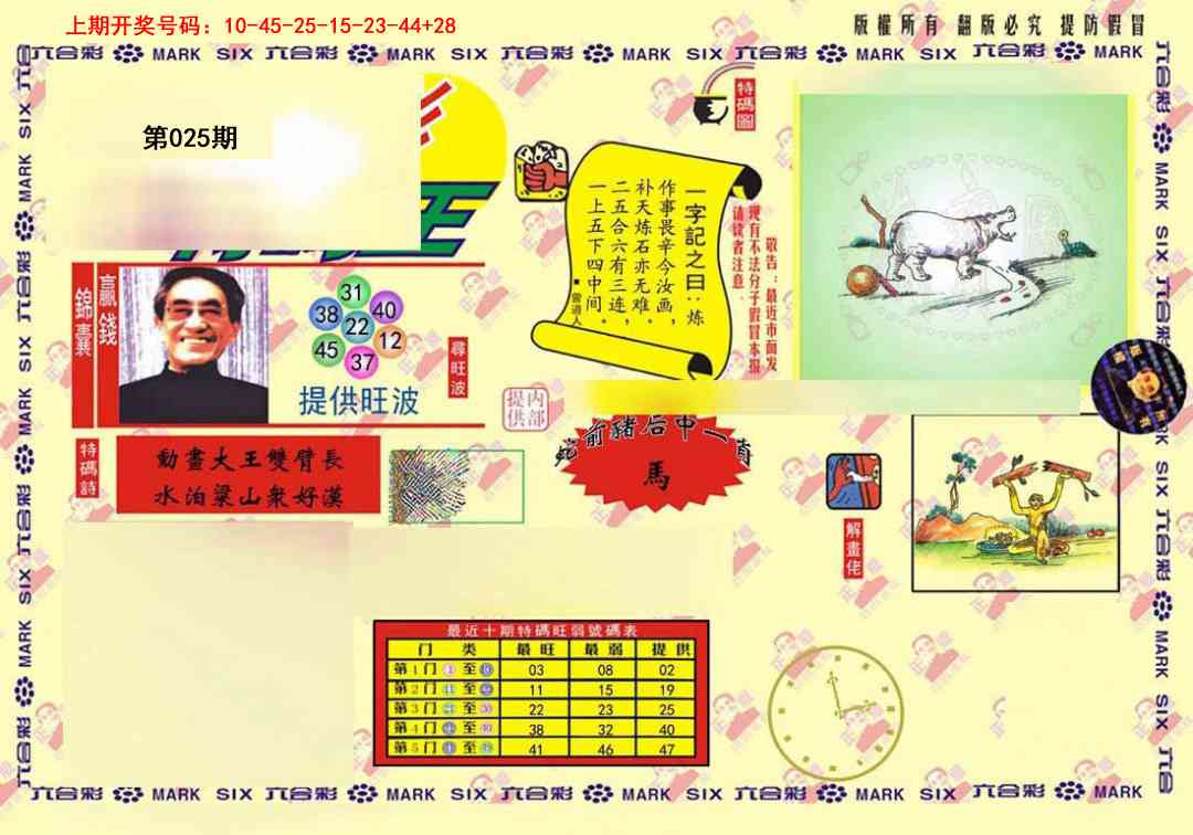 025期心水特码(信封)[图]