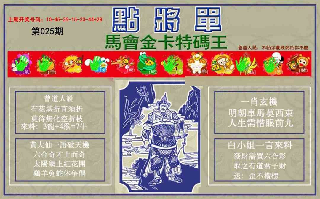 025期点将单[图]