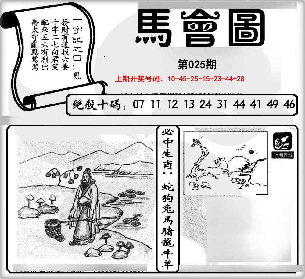 025期马会图[图]
