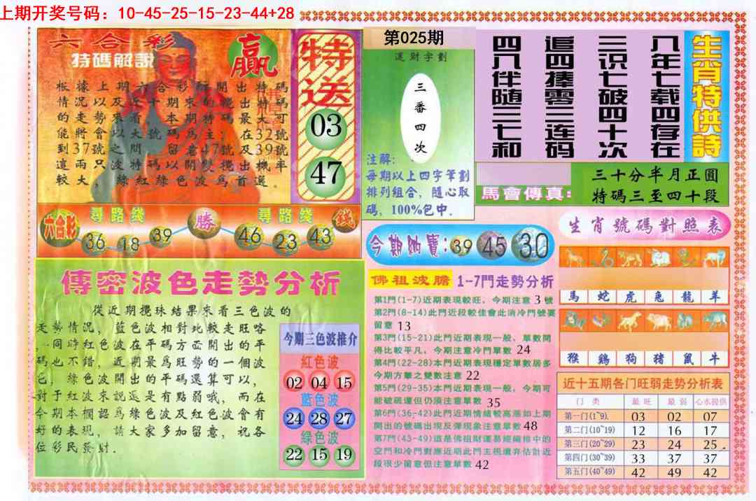 025期白小姐三点传密B[图]