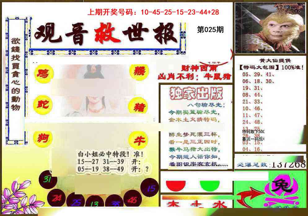 025期(另)观音救世密报[图]