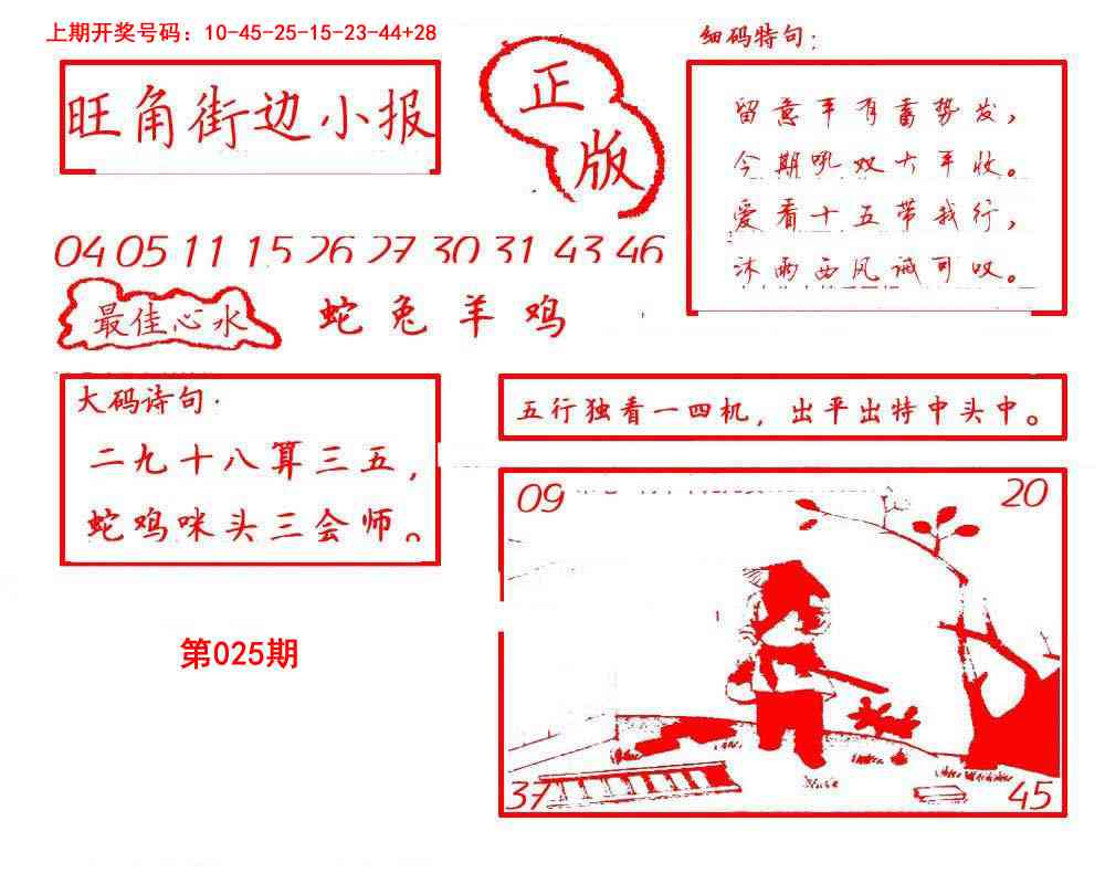 025期旺角街边小报[图]