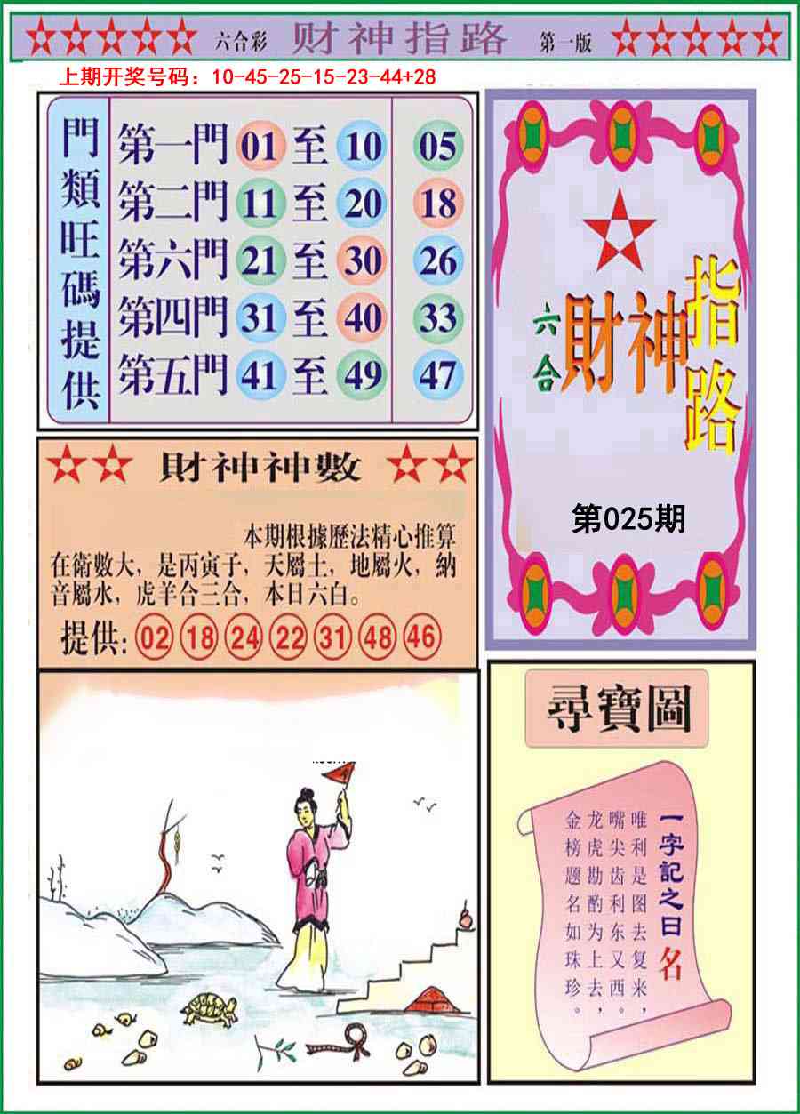 025期财神指路A[图]