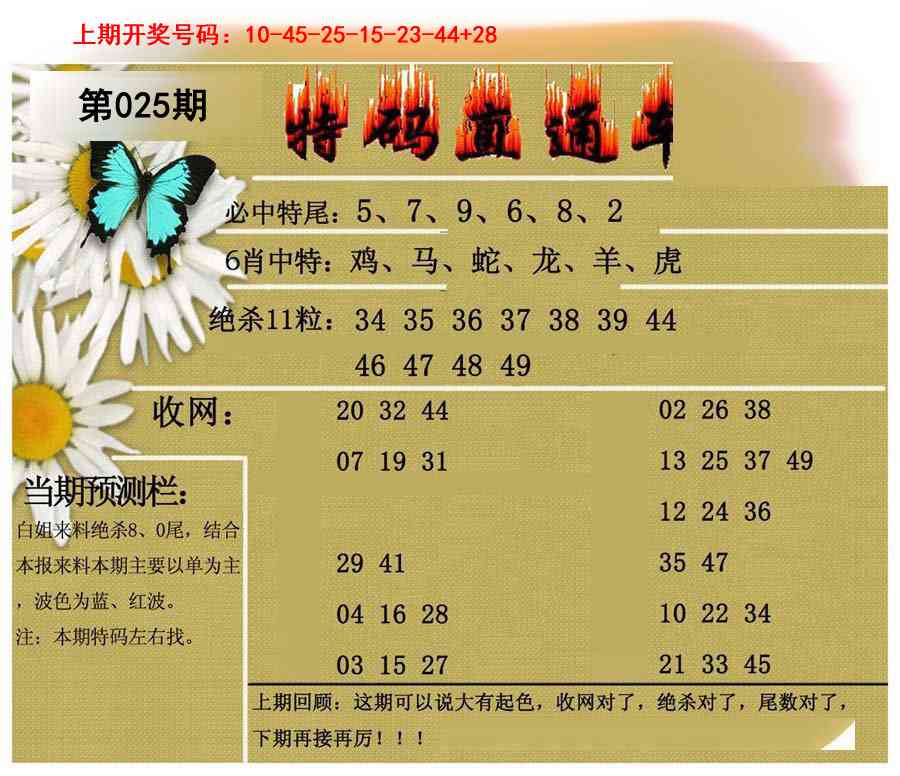 025期特码直通车[图]