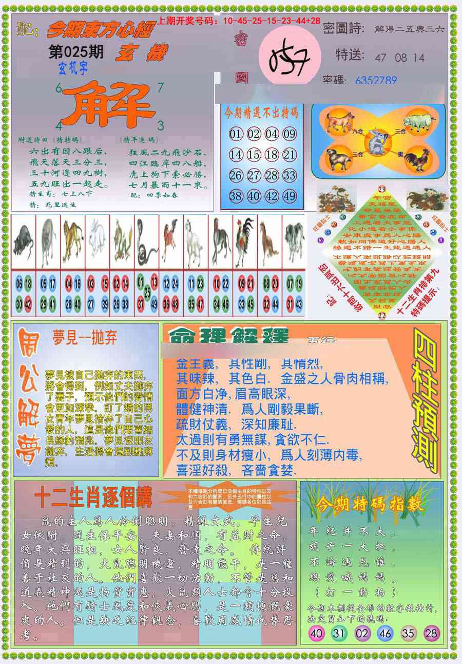 025期(新版)东方心经B[图]