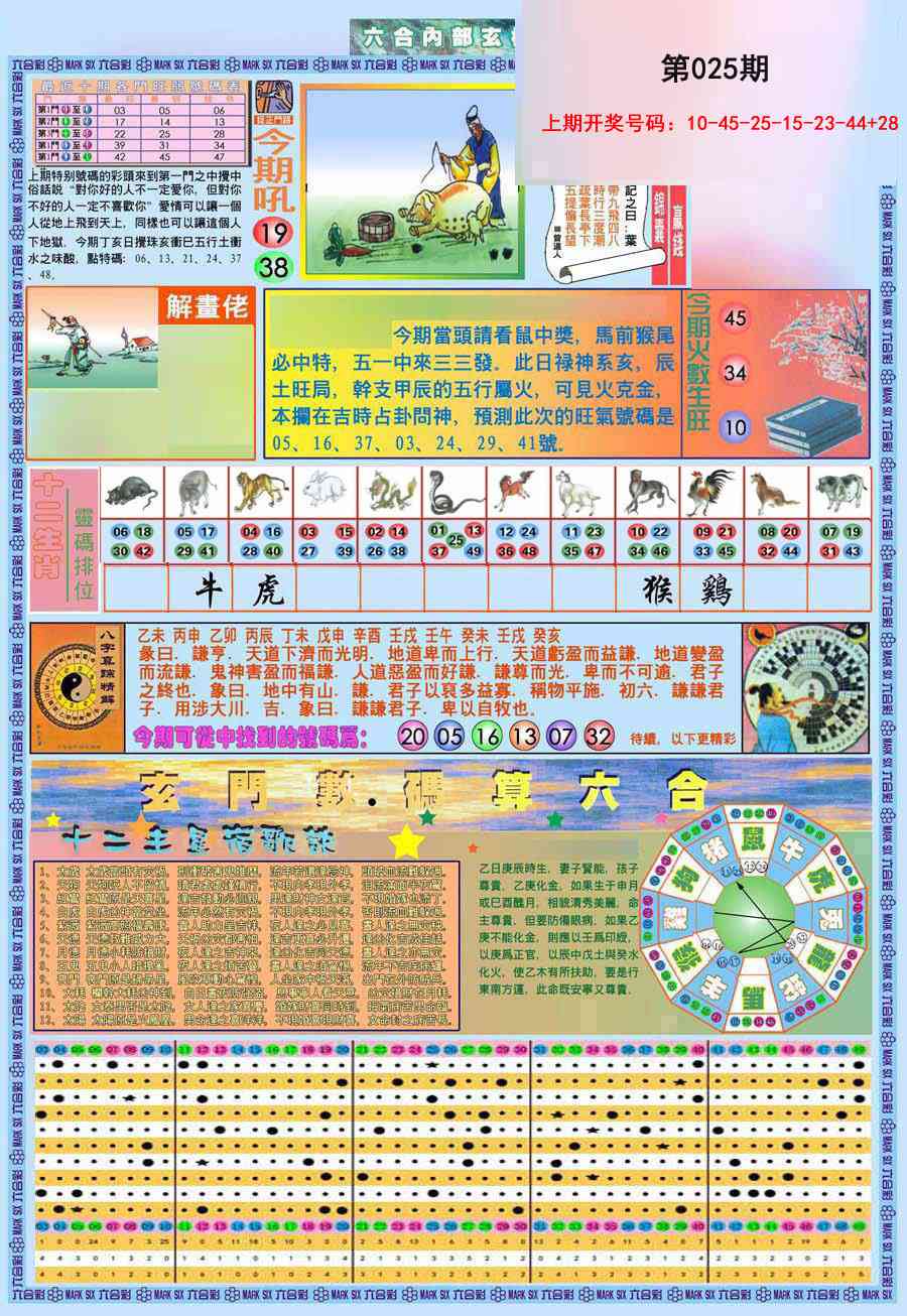 025期(新版)内部玄机A[图]