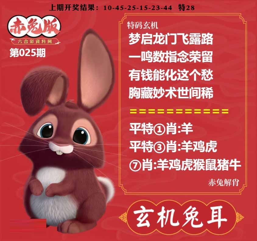 025期玄机兔耳[图]