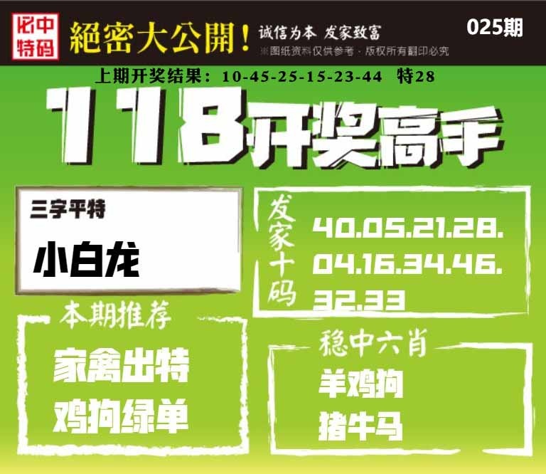 025期118开奖高手[图]